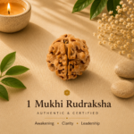 Natural 1 Mukhi Nepali Round Rudraksha | For Spiritual Awakening, Inner Peace & Divine Consciousness