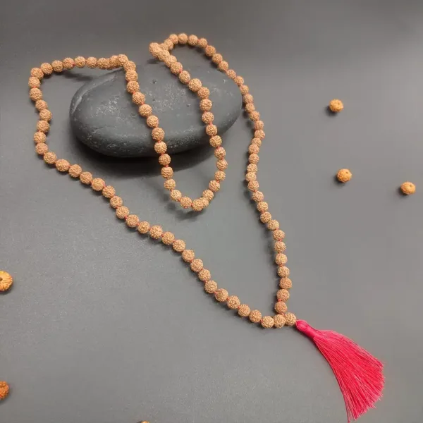 Rudraksha Mala | 5 Mukhi Indonesian 108 Beads (8mm)