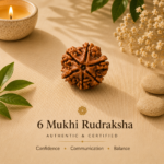 6 Mukhi Nepali Rudraksha | For Confidence, Communication & Personal Growth