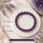 Amethyst Bracelet | Calmness, Balance & Positive Energy Bracelet