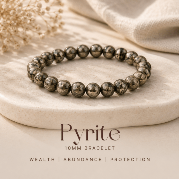 Pyrite Bracelet | For Wealth, Confidence & Protection
