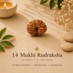 Natural 14 Mukhi Nepali Rudraksha | For Wisdom, Intuition, Confidence & Spiritual Growth