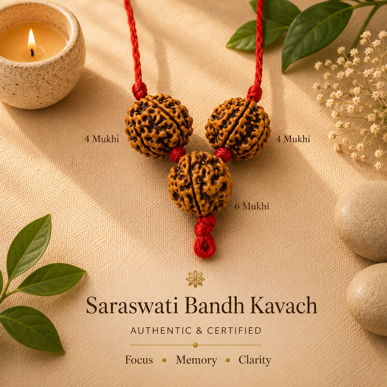 Saraswati Bandh Kavach | For Knowledge, Wisdom, Focus & Academic Success