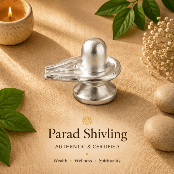 Parad Shivling | 100 Grams | Authentic Mercury Shivling for Divine Worship