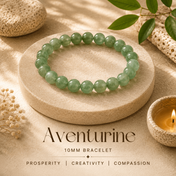 Green Aventurine Bracelet | Opportunity, Prosperity & Positive Energy