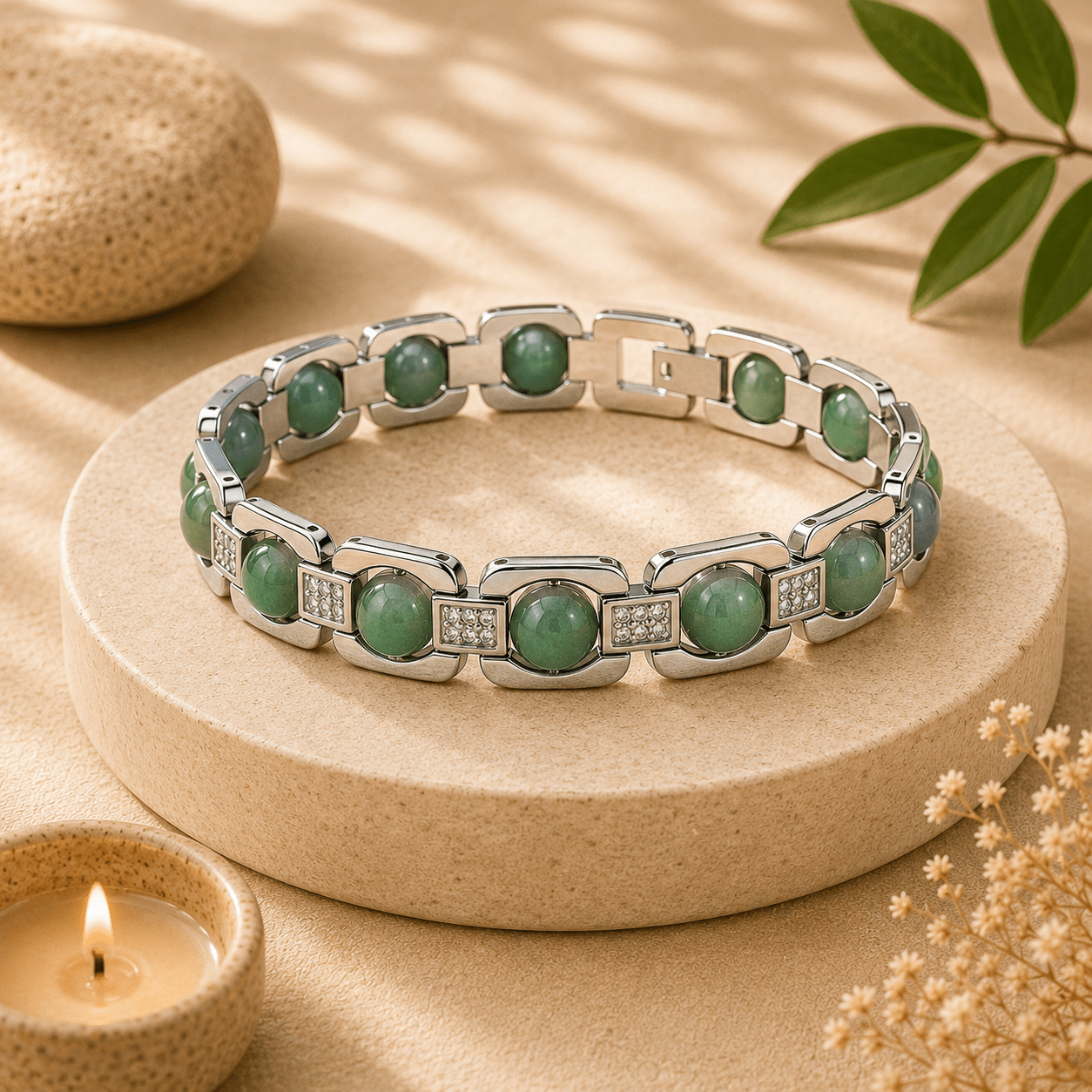 green_aventurine_silver_plated_bracelet_2