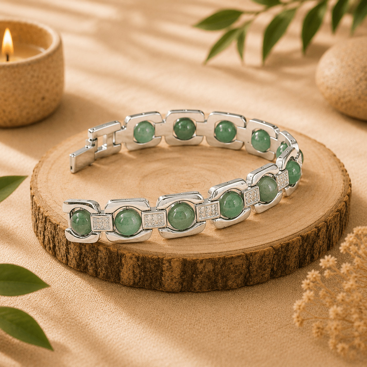 green_aventurine_silver_plated_bracelet_3