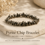 Pyrite Chip Bracelet | For Natural Wealth, Confidence & Abundance